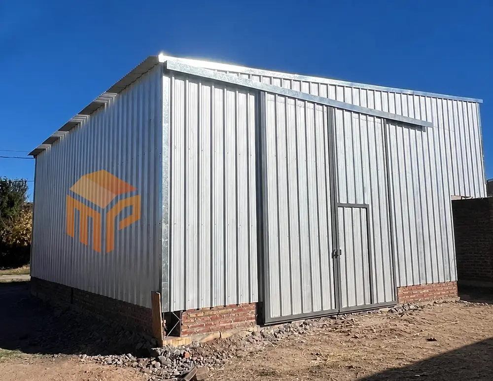 Galpón industrial fabricado por Metalúrgica Pampeana